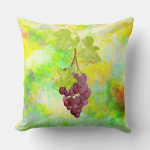 Almofada Vinhedo das uvas para vinho da adega da adega de