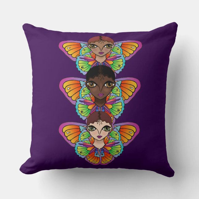 Almofada Vinheta dos Olhos Grandes (Frente)