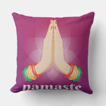Vinho Amarelo Verde Vermelho Namaste Travesseiro