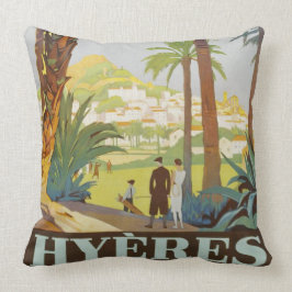 Almofada Vintage 1925 Riviera Francesa - Travesseiro Large