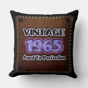 Almofada Vintage 1965 - Idade Para Perfecção
