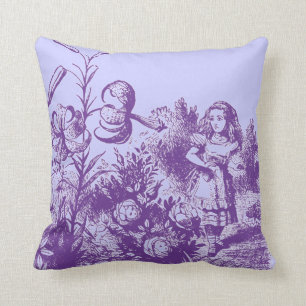 Almofada Vintage Alice no País das Maravilhas