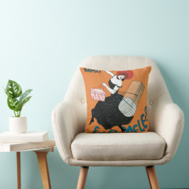 Almofada Vintage Art Nouveau Magazzini Italiani por Capiell