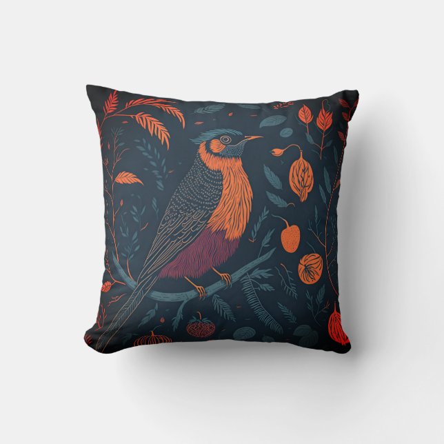 Almofada vintage bird 4 (Frente)