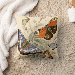 Almofada Vintage Butterflies Oliver Goldsmith