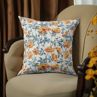 Almofada Vintage California Poppies