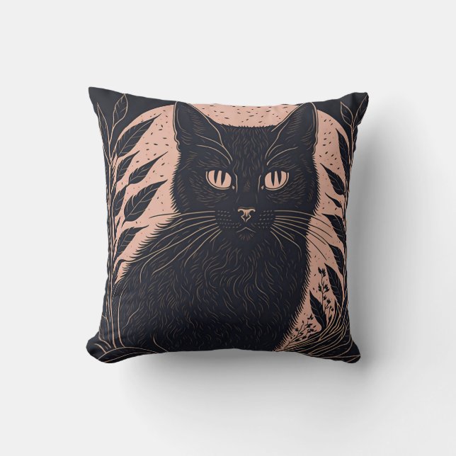 Almofada vintage cat 7 (Frente)