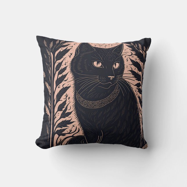 Almofada vintage cat 8 (Frente)