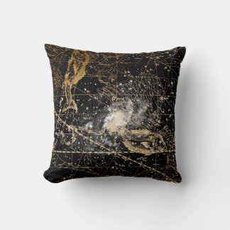 Almofada Vintage Celestial Star Map Background