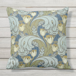 Almofada Vintage Charles Voysey Tulip