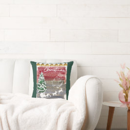 Almofada Vintage Christmas trees