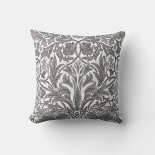 Almofada Vintage - Cinzas restauradas William Morris Pimper