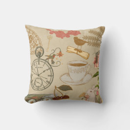 Almofada Vintage Collage Art