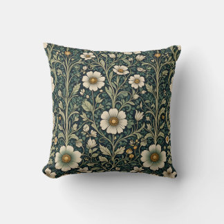 Almofada Vintage Daisy Garden Pattern