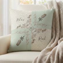 Vintage Delicate Green Elegant Manuscript