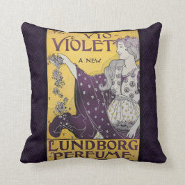 Almofada Vintage do "travesseiro decorativo Vio Violette"