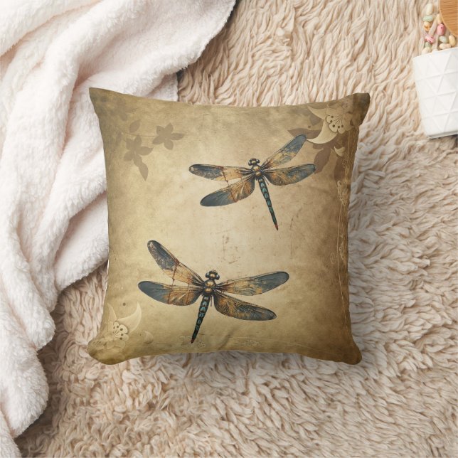 Almofada Vintage Dragonfly (Cobertor)