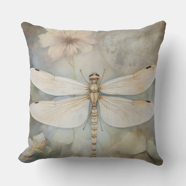 Almofada Vintage Dragonfly (Frente)