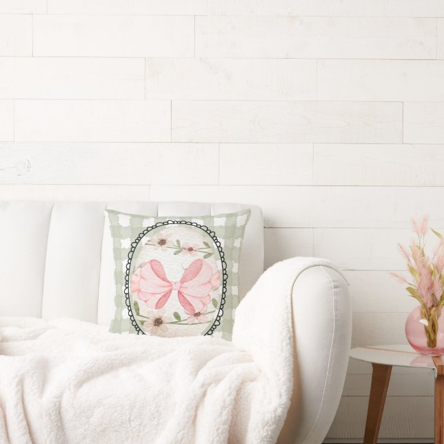 Almofada Vintage Easter Egg Bow Spring (Sofá)