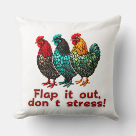 Almofada Vintage Engraçado Galinha Retro Fazenda Farmador d