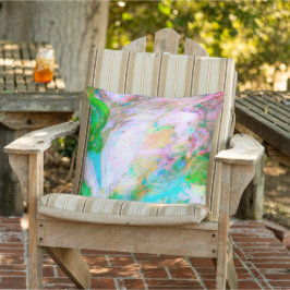 Almofada Vintage Floral Nature – Romantic Abstract Elegance