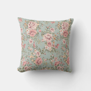 Almofada Vintage Floral Wallpaper