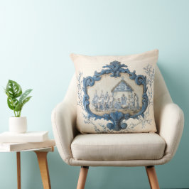 Almofada Vintage French Toile | Chinoiserie Natividade
