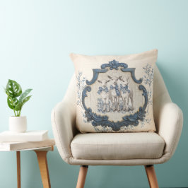 Almofada Vintage French Toile | Natividade Três Ovelha