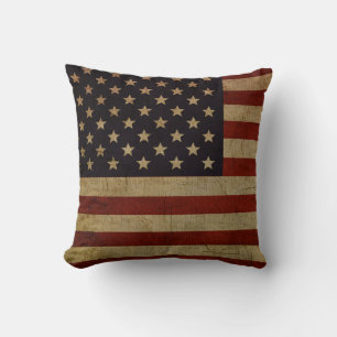 Almofada Vintage Grunge American Flag