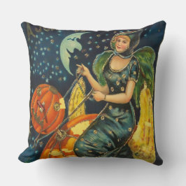 Almofada Vintage Halloween Poster