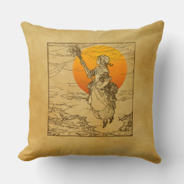 Almofada Vintage Halloween Travesseiro decorativo