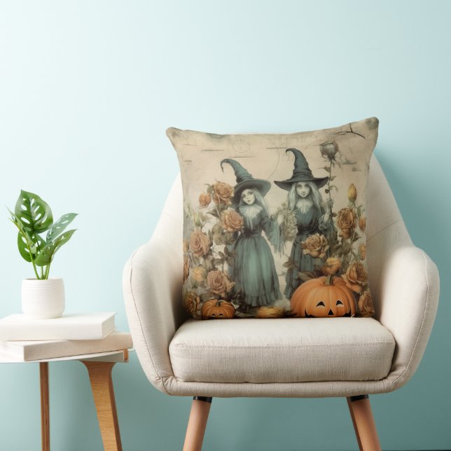 Almofada Vintage Halloween Witchcraft (6) (Cadeira)