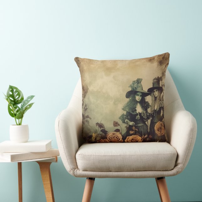Almofada Vintage Halloween Witchcraft (7) (Cadeira)