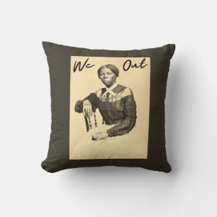 Almofada Vintage Harriet Tubman - Nós Saímos - História
