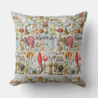 Almofada Vintage Illustration Mushroom Travesseiro decorati
