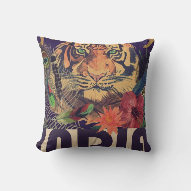 Almofada Vintage India Viagem (Frente)