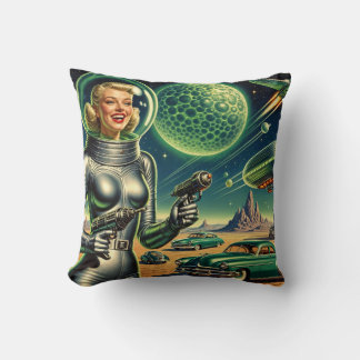 Almofada Vintage Laser Beam Pin-Up 