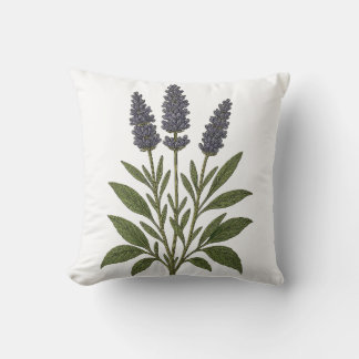 Almofada Vintage Lavender throw pillow