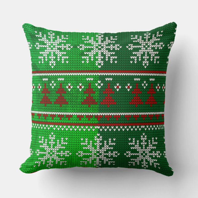 Almofada Vintage,Merry Christmas Pattern (Frente)