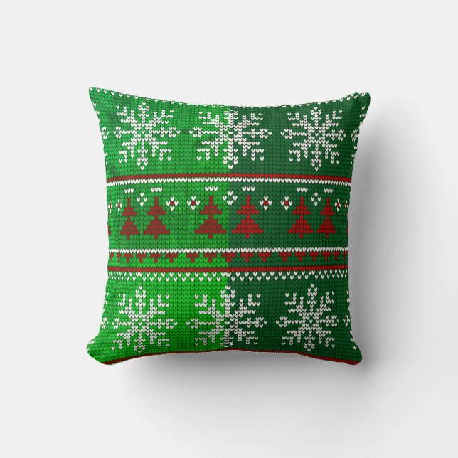 Almofada Vintage,Merry Christmas Pattern (Frente)