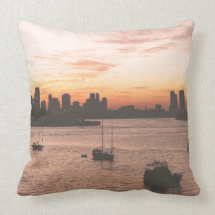 Almofada Vintage Miami Skyline