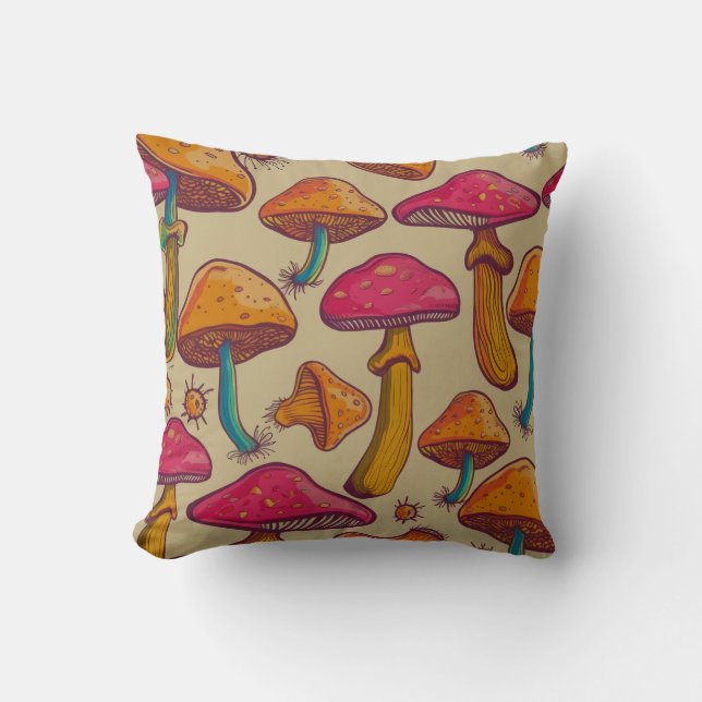 Almofada Vintage Mushroom (Frente)