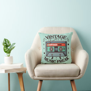 Almofada Vintage Music Freak