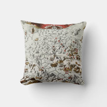 Vintage North Pole Old Antique Map World