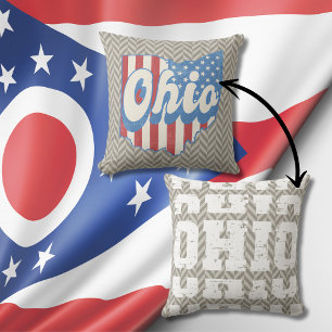 Almofada Vintage Ohio Distress Geométrico