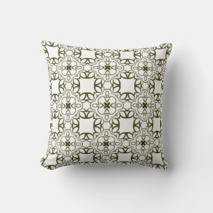 Almofada Vintage ornamental, sem soldadura. abstrato, ara