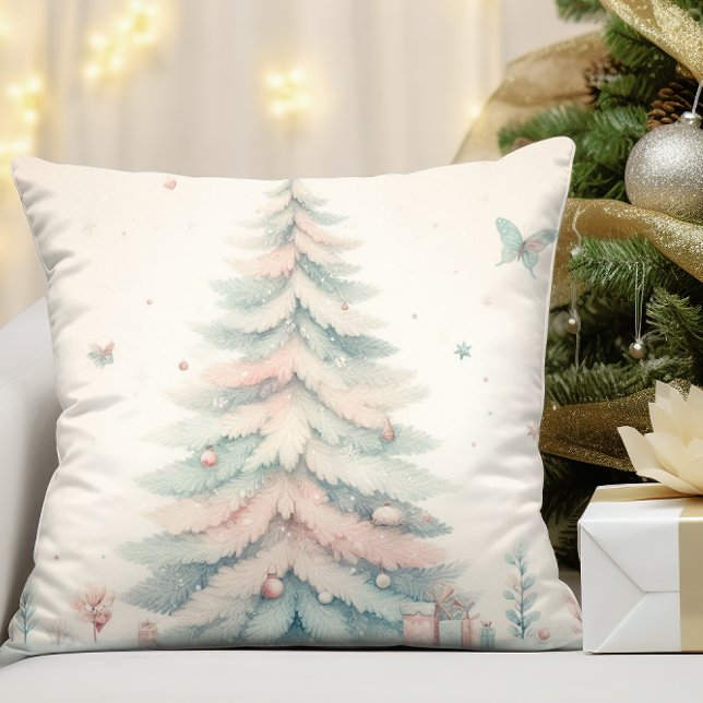 Almofada Vintage pale Feliz Natal (Vintage pale Merry Christmas Cushion)