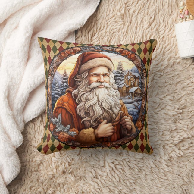 Almofada Vintage Papai Noel Clause Natal Decência (Cobertor)