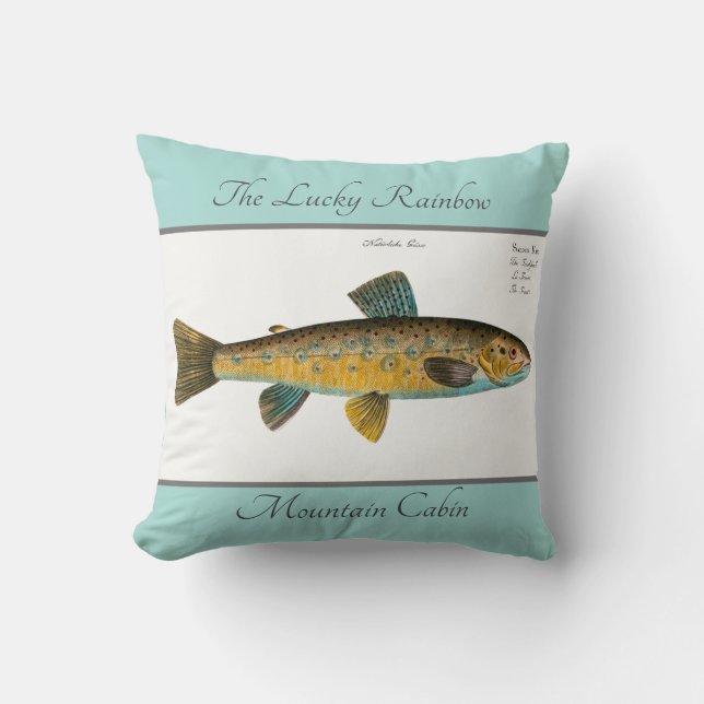 Almofada Vintage Personalizado - Cadeado de Pesca (Frente)