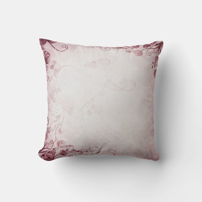 Almofada Vintage Plum Rosa (Frente)
